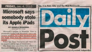 Няколко iPad-а откраднати от офис на Microsoft