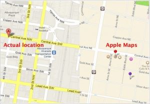 Bing Maps победи Apple Maps в тест за точност