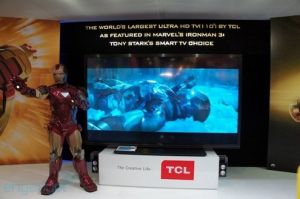 Китайската TCL показа 110-инчов 4К телевизор